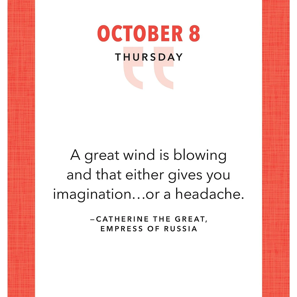 Great Quotes From Great Leaders 2026 Box Calendar - Online Exclusive