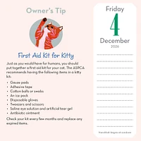 Cat Trivia 2026 Box Calendar
