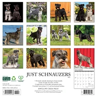 Just Schnauzers Wall 2025 Calendar