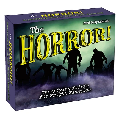 The Horror Terrifying Trivia For Fright Fanatics 2026 Box Calendar