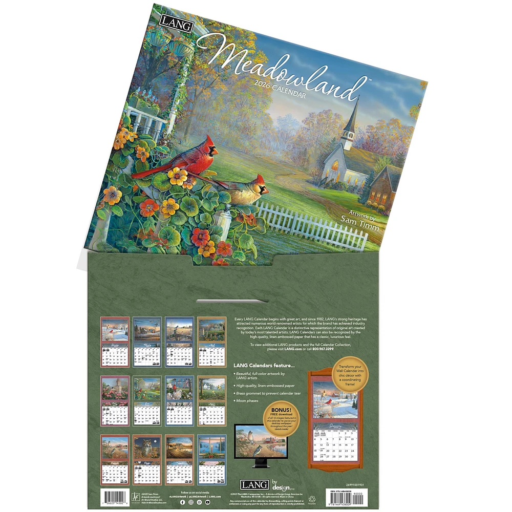 Meadowland 2026 Wall Calendar - Online Exclusive