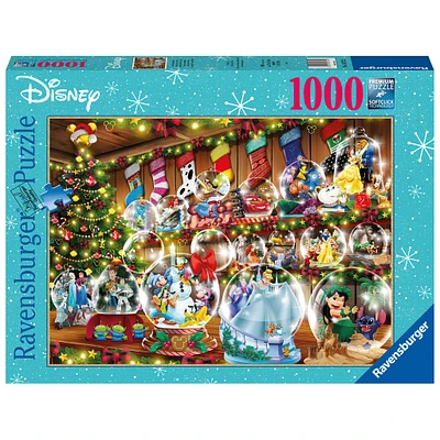 Disney Snowglobes Christmas 1000 Piece Puzzle