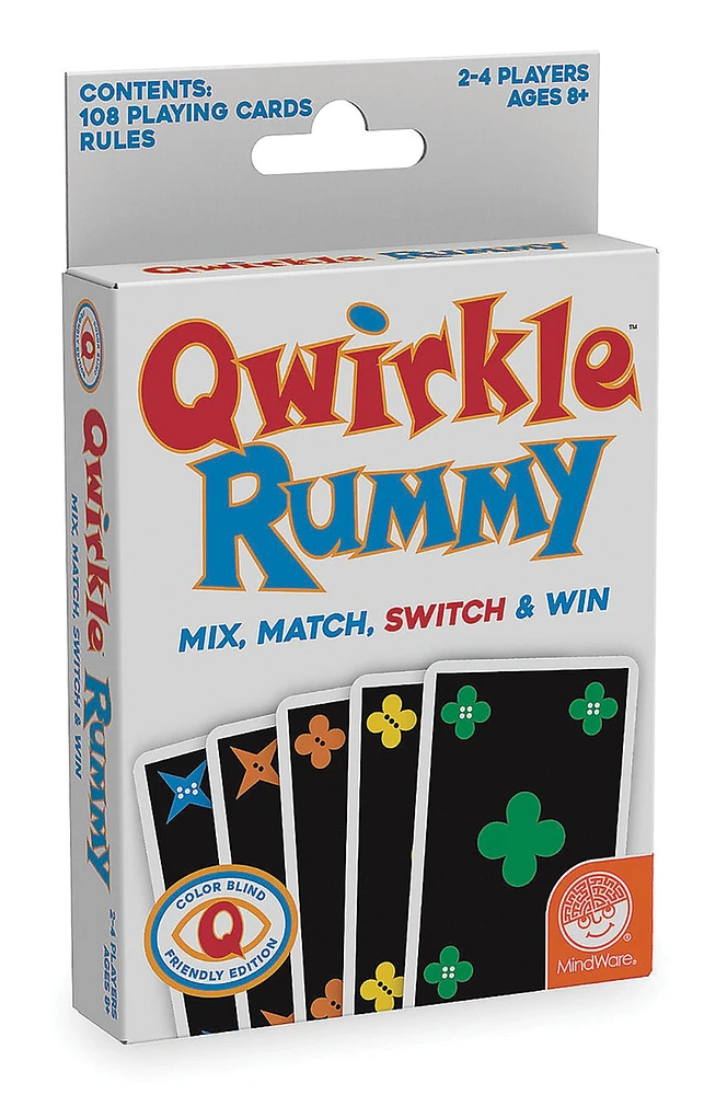 Qwirkle Rummy Color Blind Edition