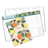 Fruit And Flora Just Right Monthly Planner 2025 Calendar