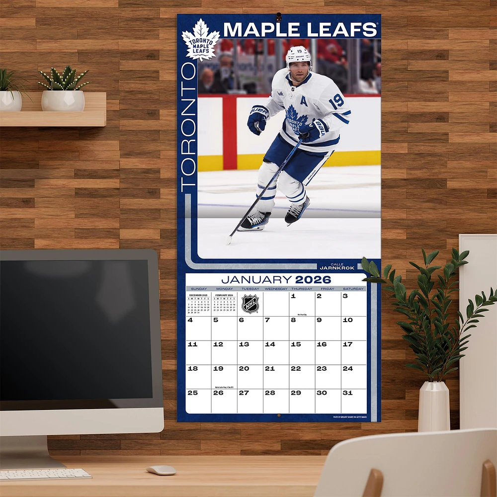 NHL Toronto Maple Leafs 2026 Wall Calendar