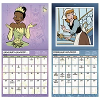 Disney Princess Bilingual 2026 Wall Calendar