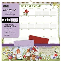 Gnomes Note Nook Wall 2025 Calendar