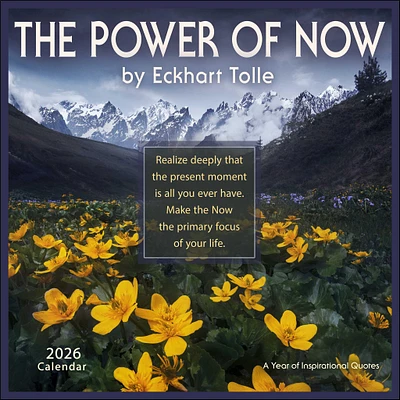 Power Of Now 2026 Wall Calendar - Online Exclusive