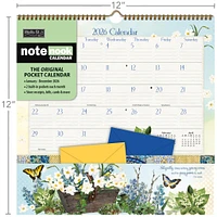 Botanical Gardens Note Nook 2026 Wall Calendar