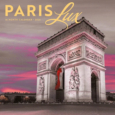 Paris Lux 2026 Wall Calendar