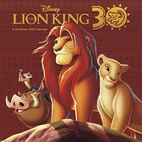 The Lion King 30th Anniversary Wall 2025 Calendar