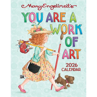 Mary Engelbreits You Are A Work Of Art 2026 Engagement Calendar