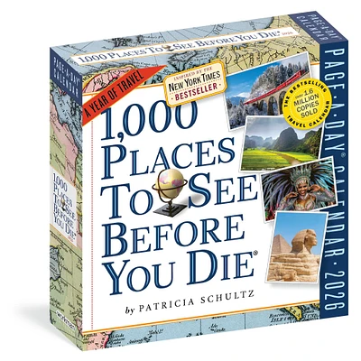 1000 Places To See Before You Die 2026 Box Calendar