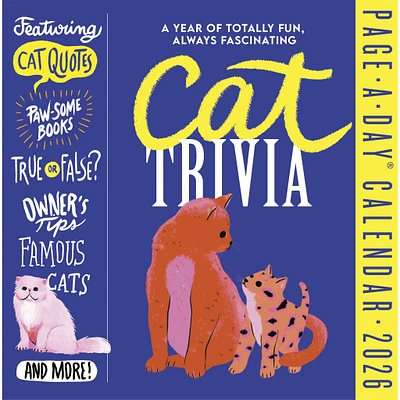 Cat Trivia 2026 Box Calendar