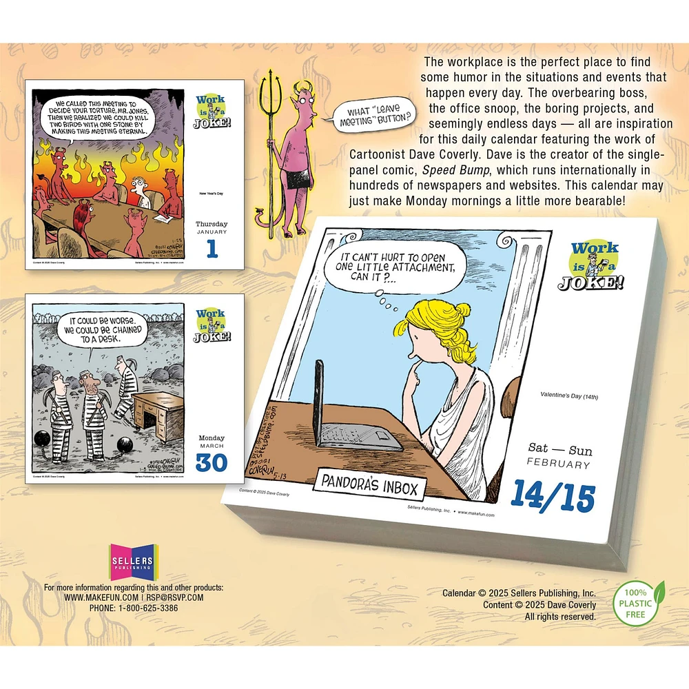 Work Is A Joke Daily Workplace Humor 2026 Box Calendar