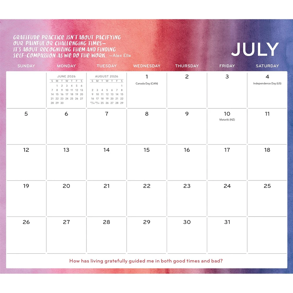 Everyday Gratitude 2026 Mini Magnetic Calendar - Online Exclusive