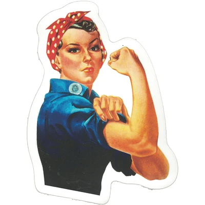 Rosie the Riveter Vinyl Sticker - FINAL SALE