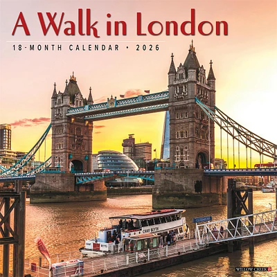 Walk In London 2026 Wall Calendar - Online Exclusive