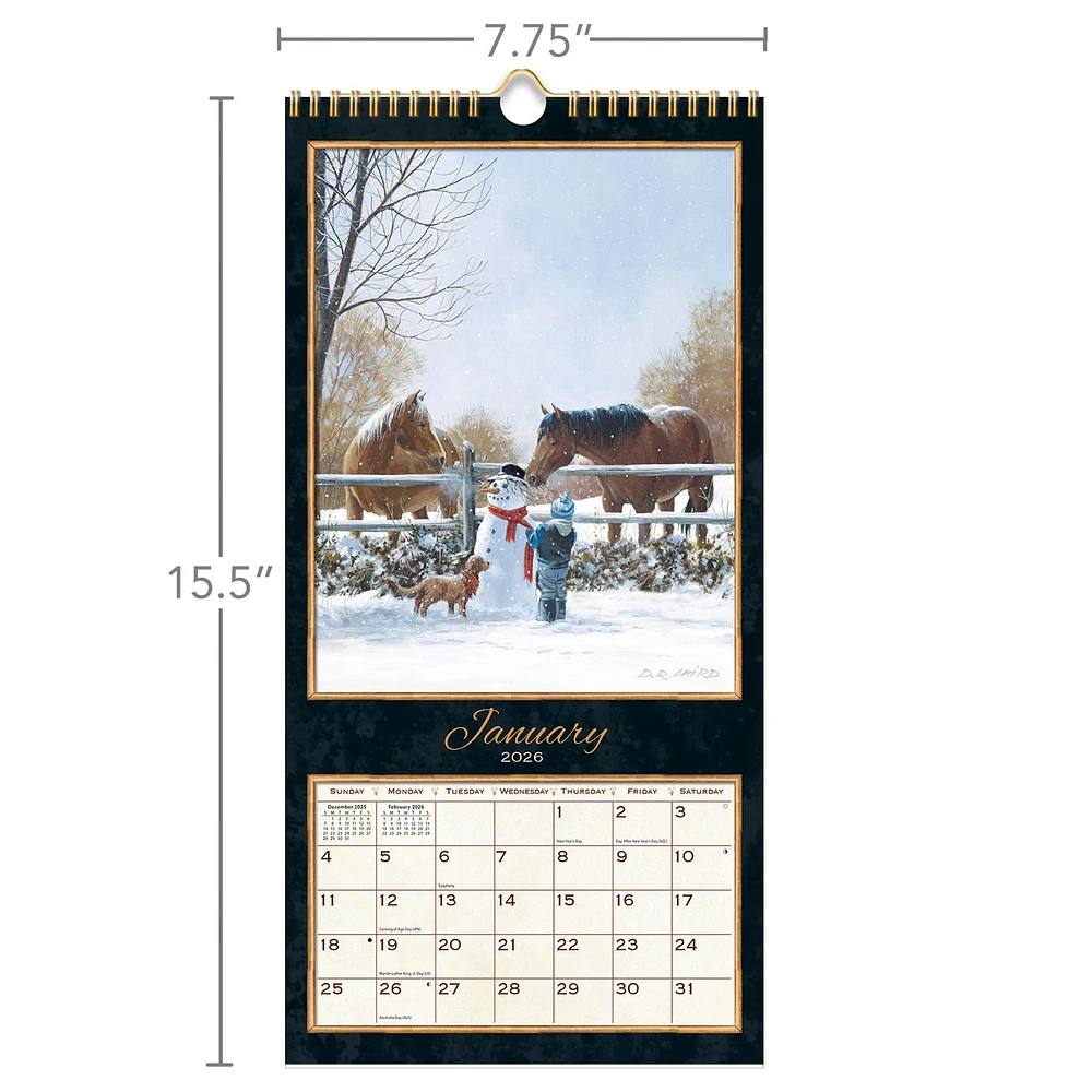 Treasured Times 2026 Slim Calendar