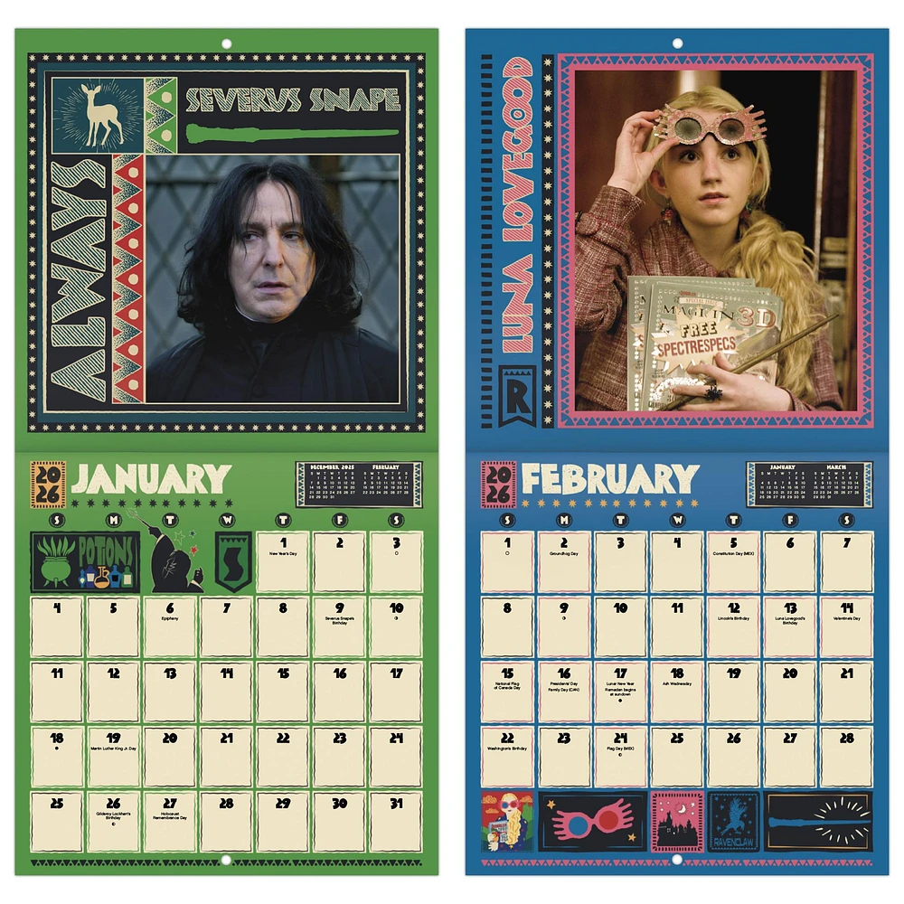 Harry Potter 2026 Mini Calendar
