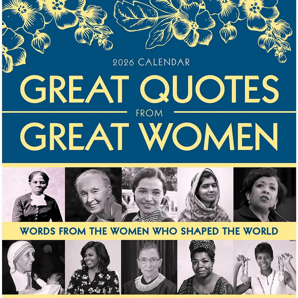 Great Quotes From Great Women 2026 Box Calendar - Online Exclusive