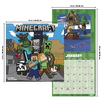 Minecraft Movie 2026 Wall Calendar