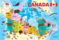 Illustrated Map of Canada 100 Piece Puzzle - Online Exclusive