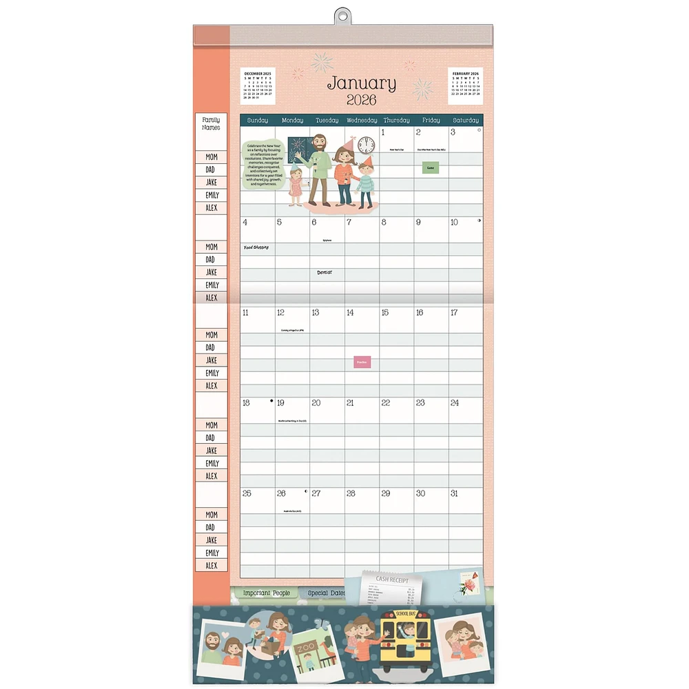 Moms Plan It 2025-206 Wall Calendar - Online Exclusive