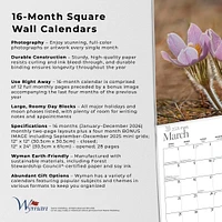 Wildflowers Of Canada 2026 Wall Calendar