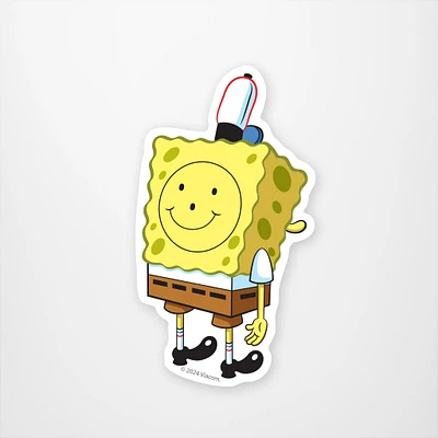 Spongebob Sad Vinyl Sticker