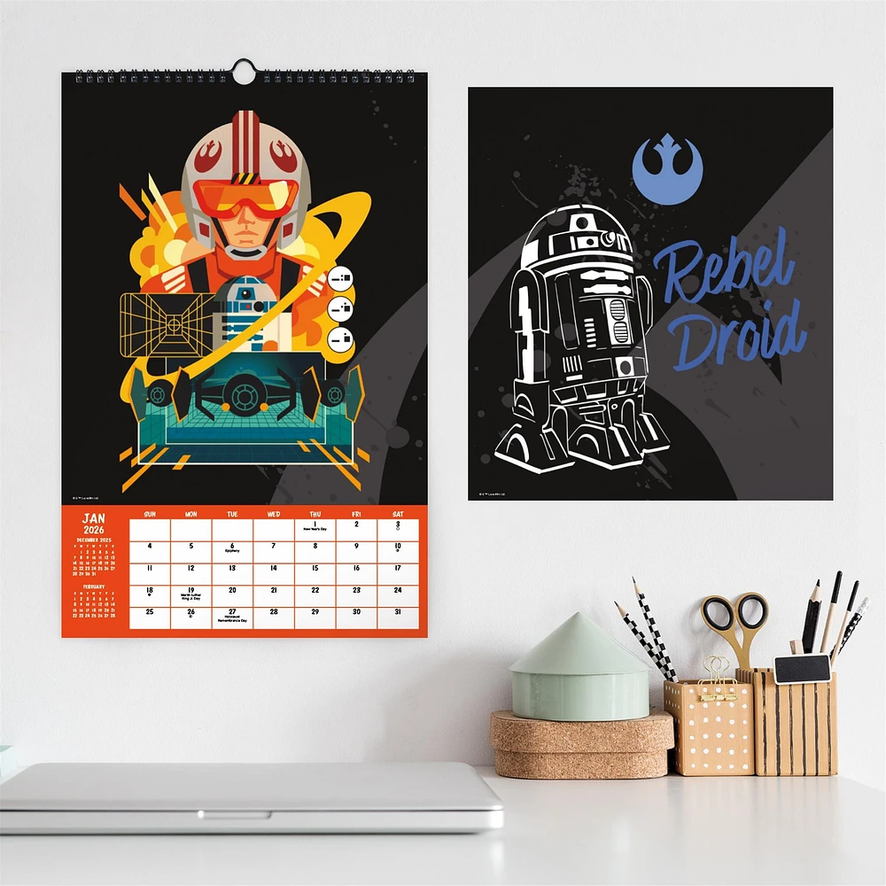 Star Wars 2026 Poster Calendar
