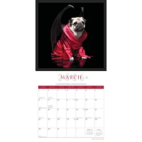 Fantasy Pugs 2026 Wall Calendar
