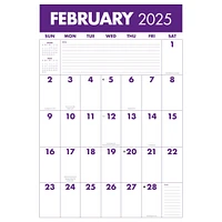 Monster Grid Deluxe Wall 2025 Calendar