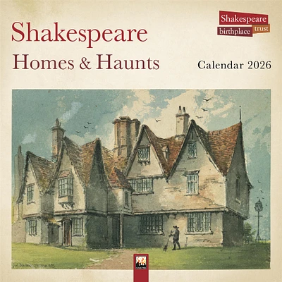 Shakespeare Birthplace Trust: Shakespeare Homes And Haunts 2026 Wall Calendar - Online Exclusive