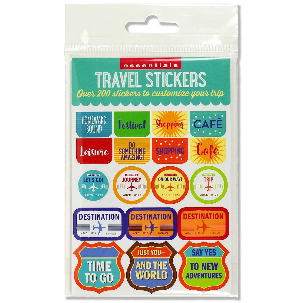 Travel Planner Stickers