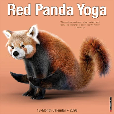 Red Panda 2026 Wall Calendar