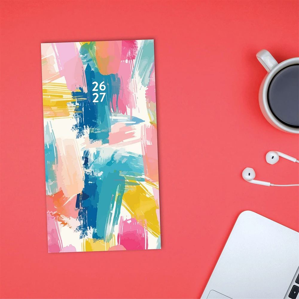 Painted Pastel 2026 2 Yr Pocket Planner Calendar