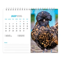 Chickens 2026 Double View Easel Calendar - Online Exclusive