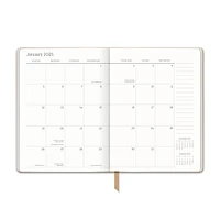 Leaves On Hazelnut Planner 2025 Calendar