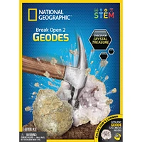 National Geographic Break Open 2 Real Geodes