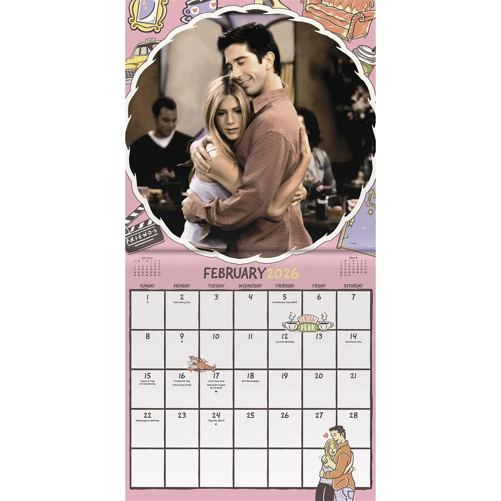 Friends 2026 Mini Calendar