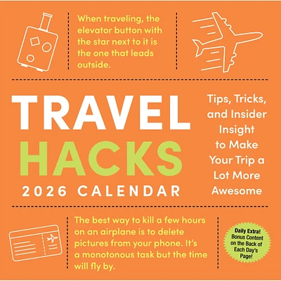 Travel Hacks 2026 Box Calendar - Online Exclusive