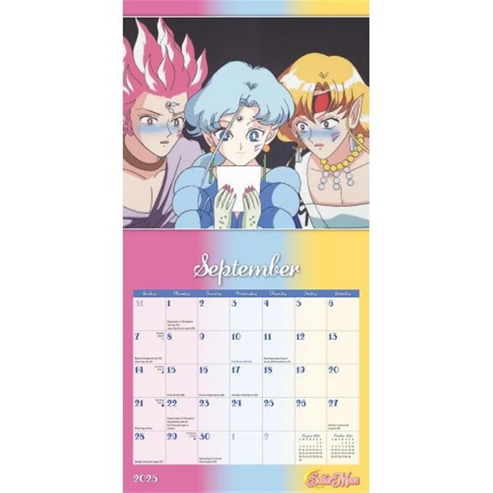 Sailor Moon Mini 2025 Calendar