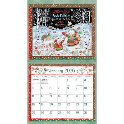 Simple Inspirations 2026 Wall Calendar