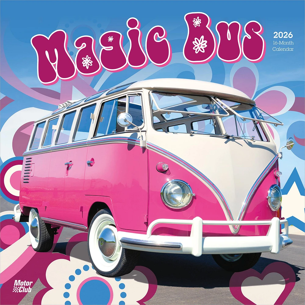 Magic Bus 2026 Wall Calendar