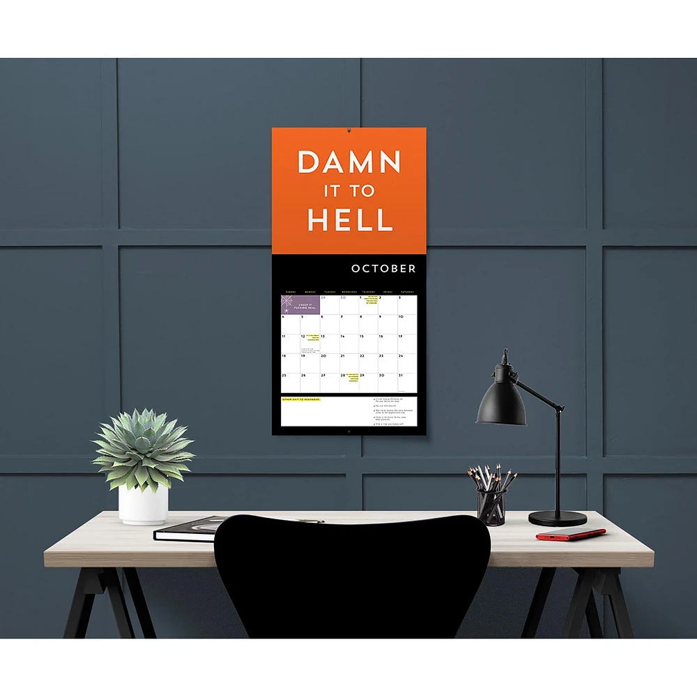 A Fucking Calendar 2026 Wall Calendar