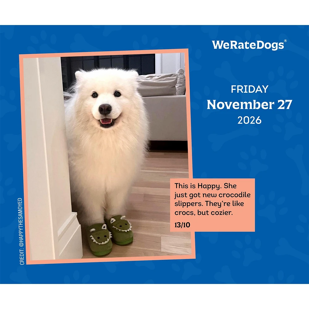 Weratedogs 2026 Box Calendar