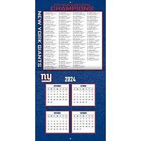 NFL New York Giants Wall 2025 Calendar - Online Exclusive