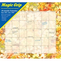 Floral Jumbo Magic Grip 2025-2026 Wall Calendar