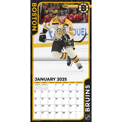 NHL Boston Bruins Mini 2025 Calendar